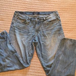 Lucky Brand boyfriend crop jeans